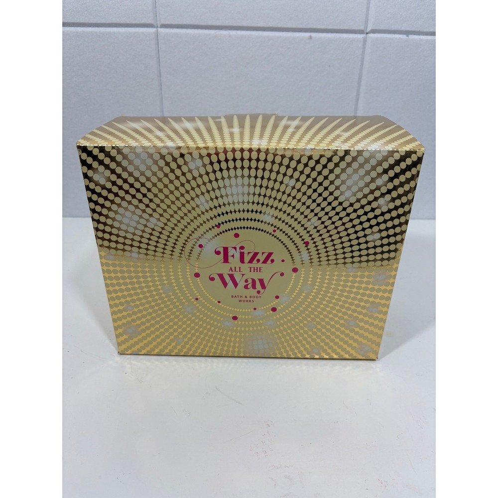 Bath & Body Works Champagne Toast 7-Piece Gift Set Fizz All The Way Box NEW